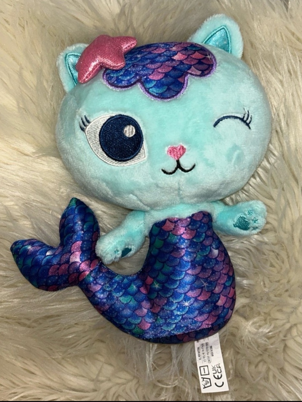 NWT Gabby's Dollhouse Mercat Purr-ific Plush